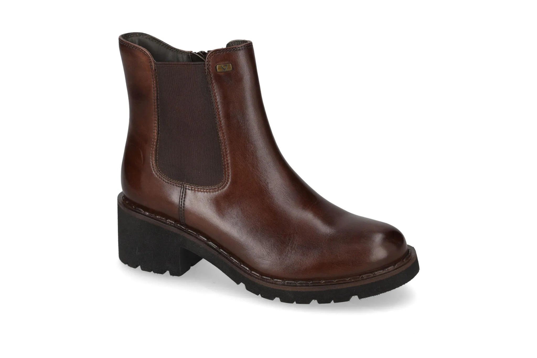 Valleverde stivaletto pelle marrone