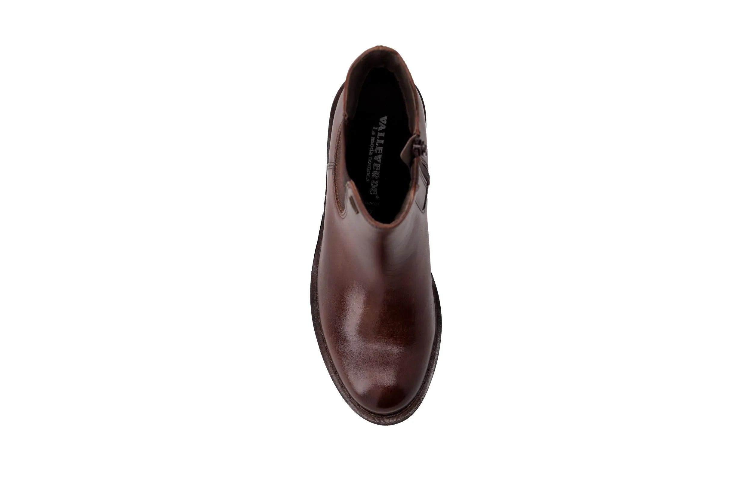 Valleverde stivaletto pelle marrone