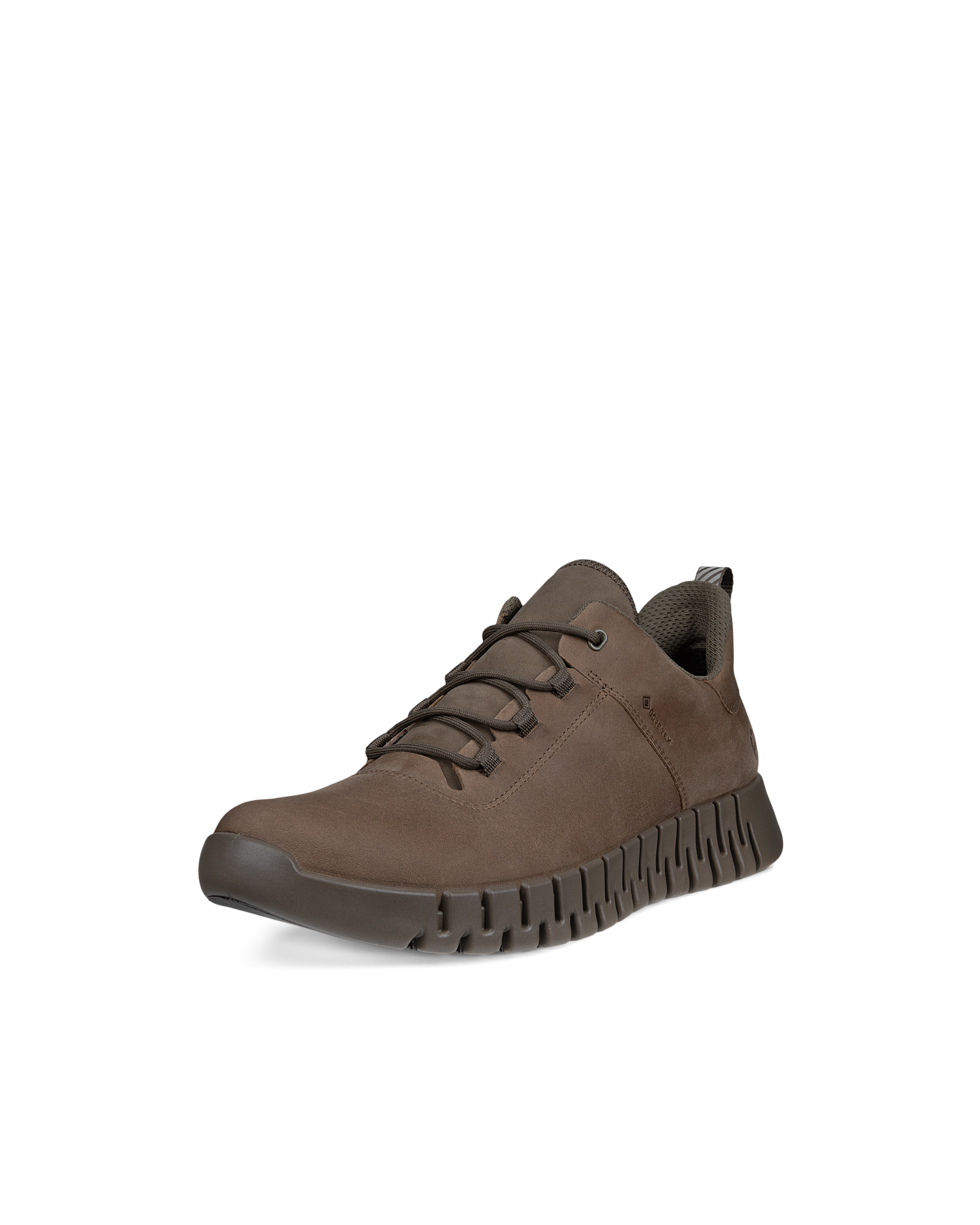 Ecco sneaker impermeabili gore-tex grigia camoscio ingrassato