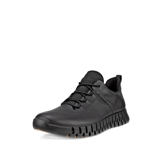 Ecco sneaker uomo impermeabile pelle nera gore- Tex