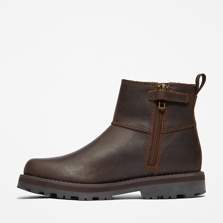 STIVALETTO CHELSEA COURMA KID  IN MARRONE SCURO