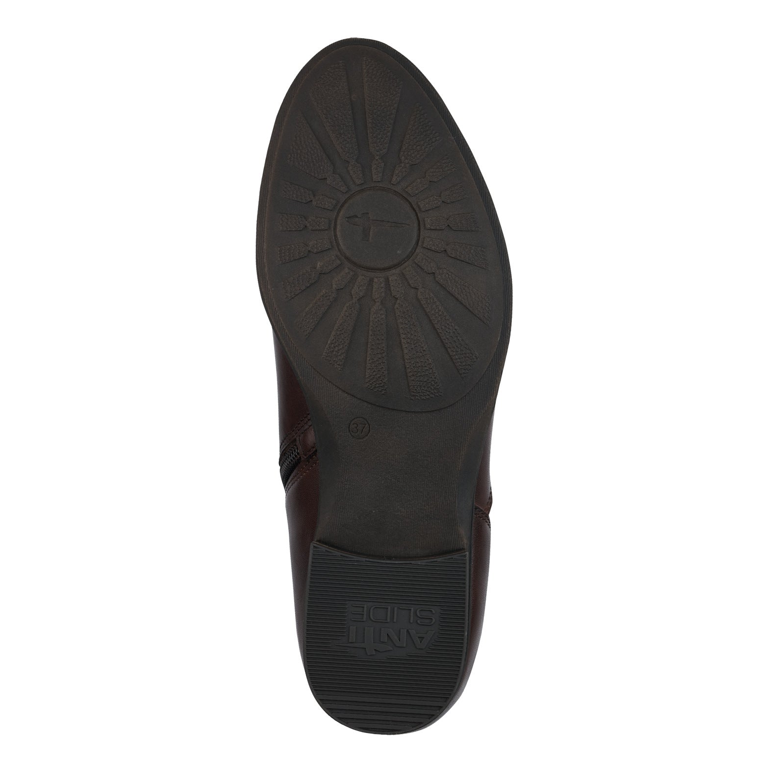 Tronchetto pelle marrone