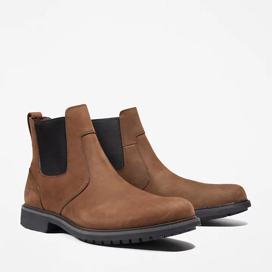 Stivaletto Chelsea nubuck marrone