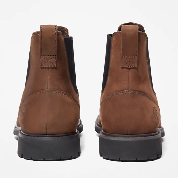 Stivaletto Chelsea nubuck marrone