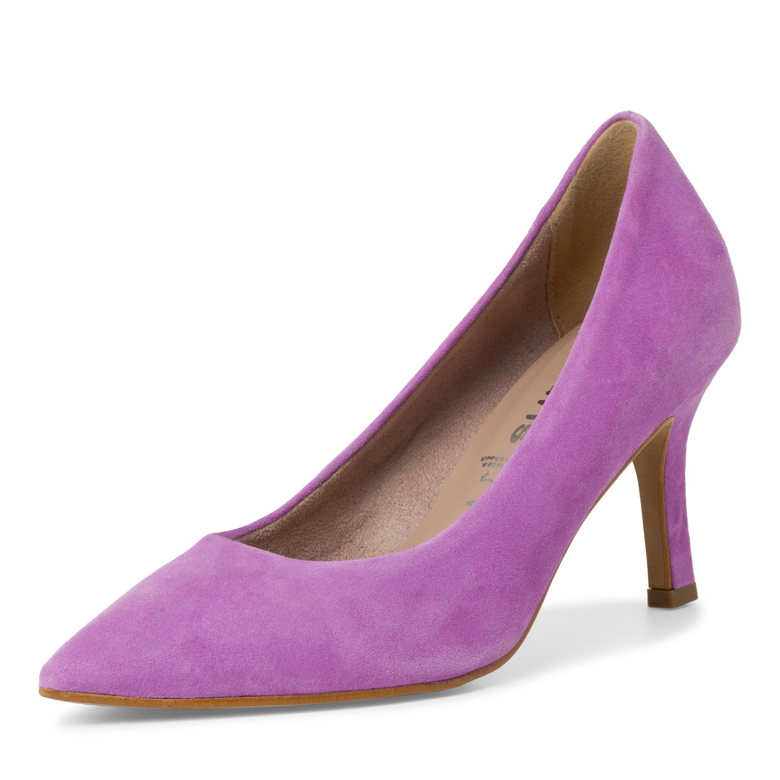 Decollete camoscio Viola