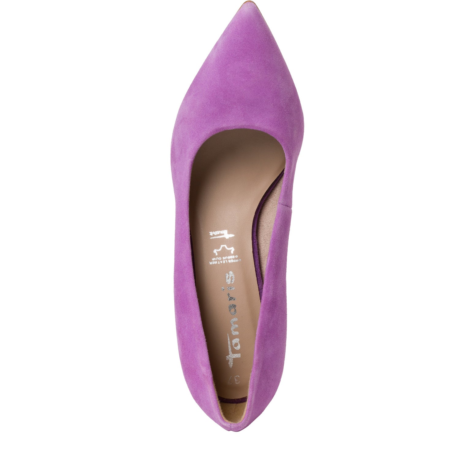 Decollete camoscio Viola