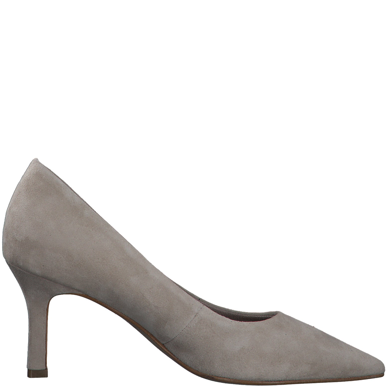 Decollete camoscio avorio