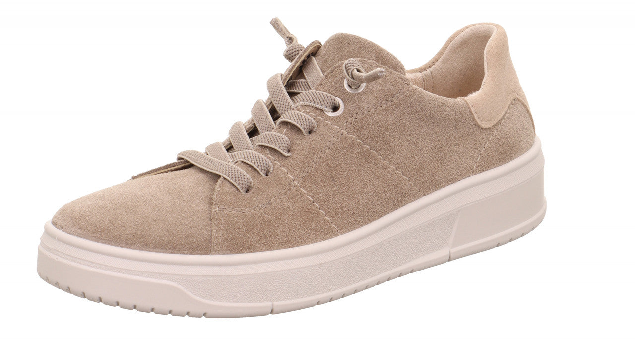 Sneaker camoscio beige