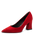 Tamaris decollete rossa in camoscio