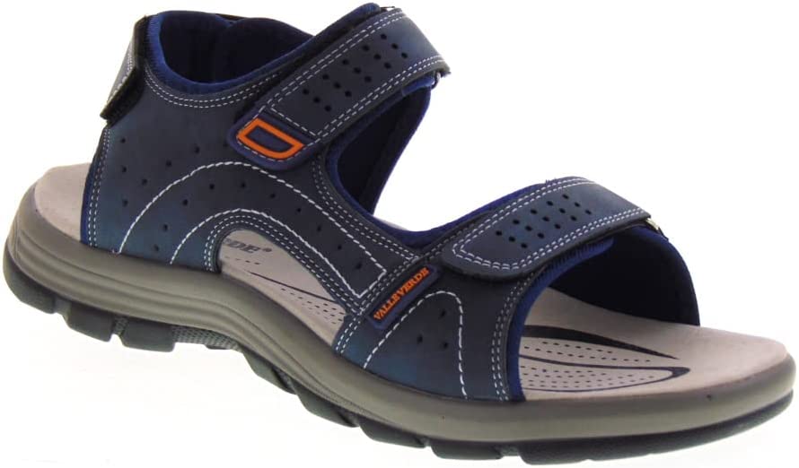 SANDALO BLU CON VELCRO