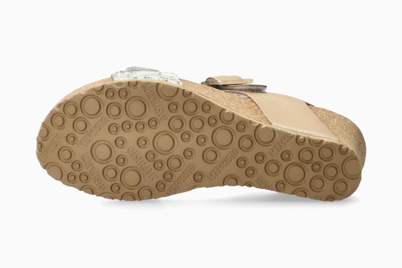 SANDALO BEIGE CON VELCRI