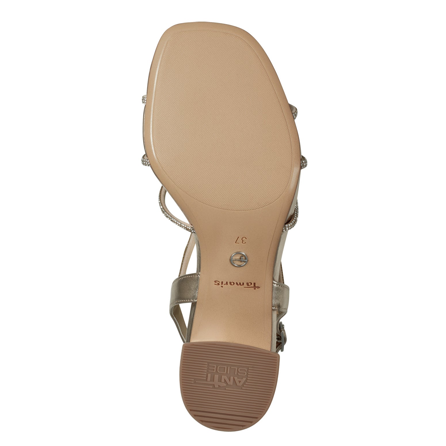 SANDALO ORO CON TACCO