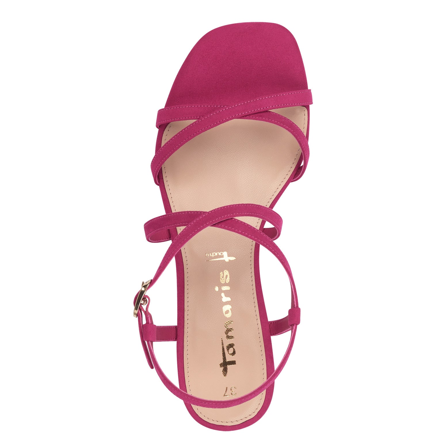 SANDALO FUXIA CON TACCHETTO