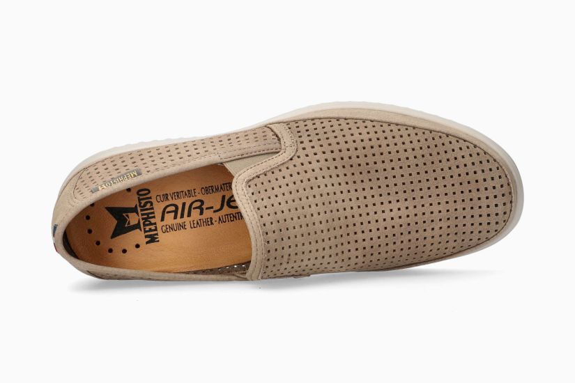 MOCASSINO NUBUCK BEIGE