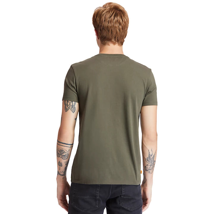 T-SHIRT SLIM-FIT DUNSTAN RIVER DA UOMO IN COLOR MATTONE