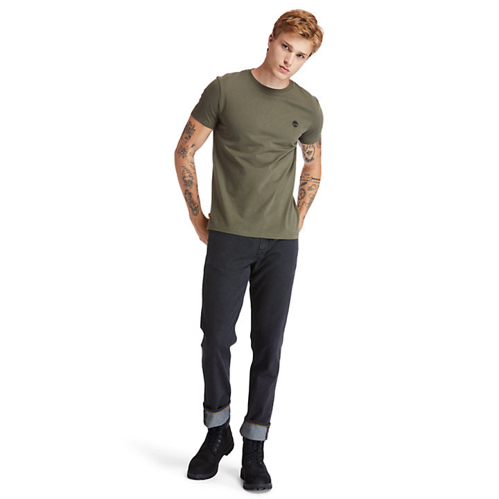 T-SHIRT SLIM-FIT DUNSTAN RIVER DA UOMO IN COLOR MATTONE