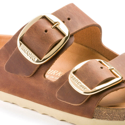 ARIZONA BIG BUCKLE COGNAC PIANTA STRETTA