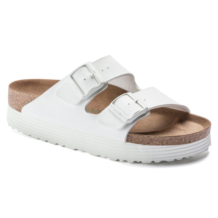 ARIZONA GROOVED WHITE PLATFORM PIANTA STRETTA
