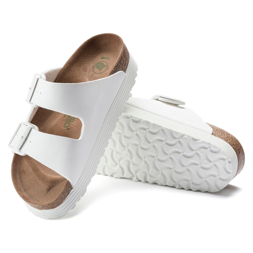 ARIZONA GROOVED WHITE PLATFORM PIANTA STRETTA