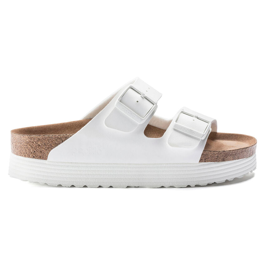 ARIZONA GROOVED WHITE PLATFORM PIANTA STRETTA