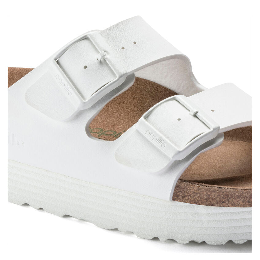 ARIZONA GROOVED WHITE PLATFORM PIANTA STRETTA