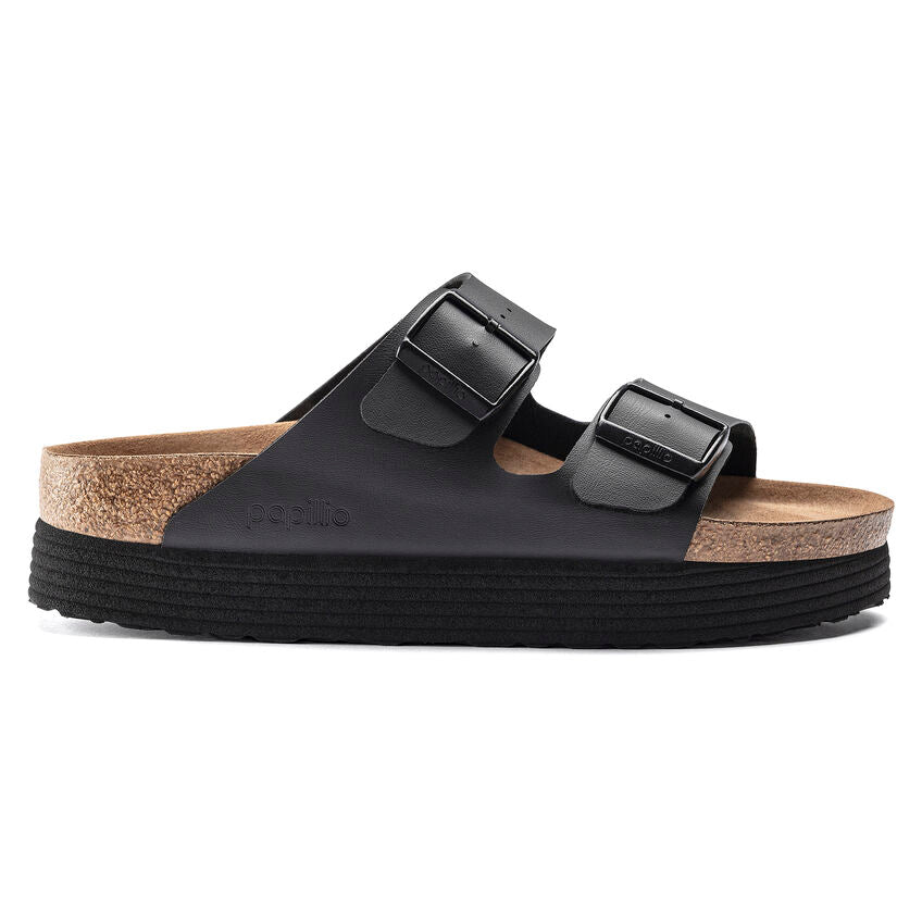 ARIZONA GROOVED NERO PLATFORM PIANTA STRETTA